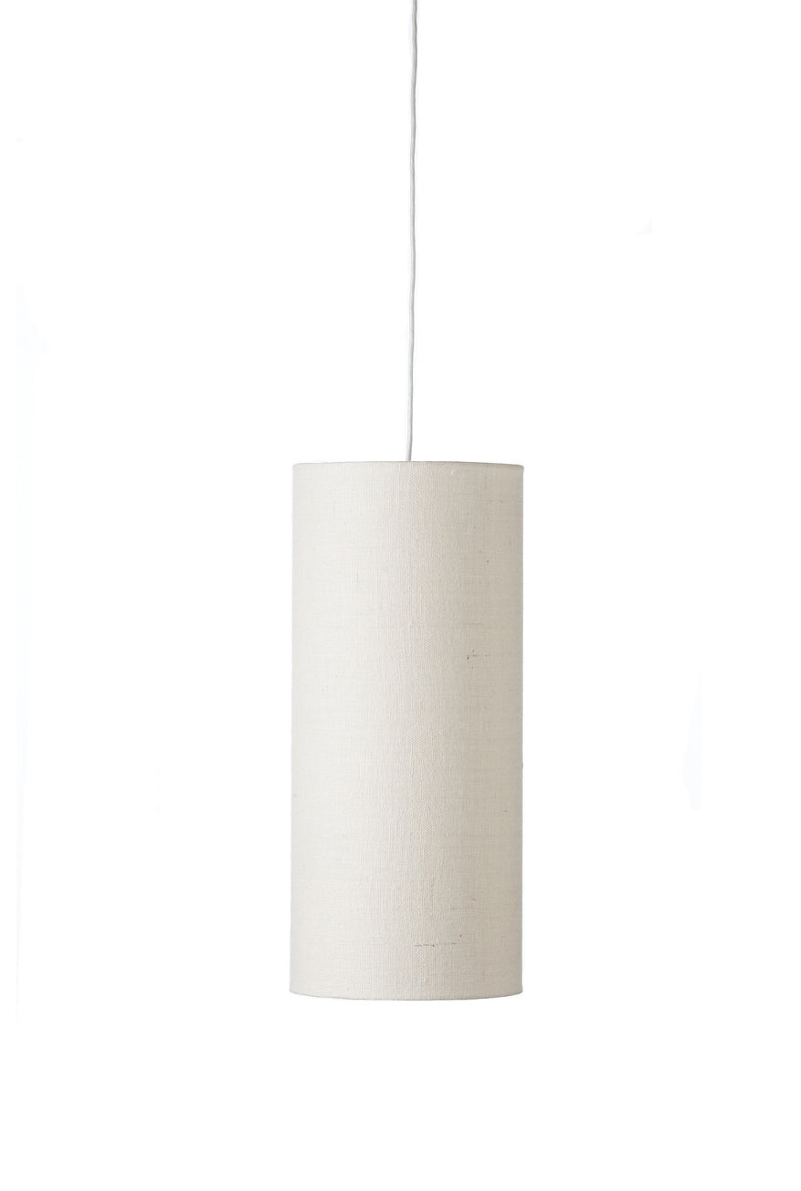 Cylindrical Pendant Shade • Vanilla Hessian