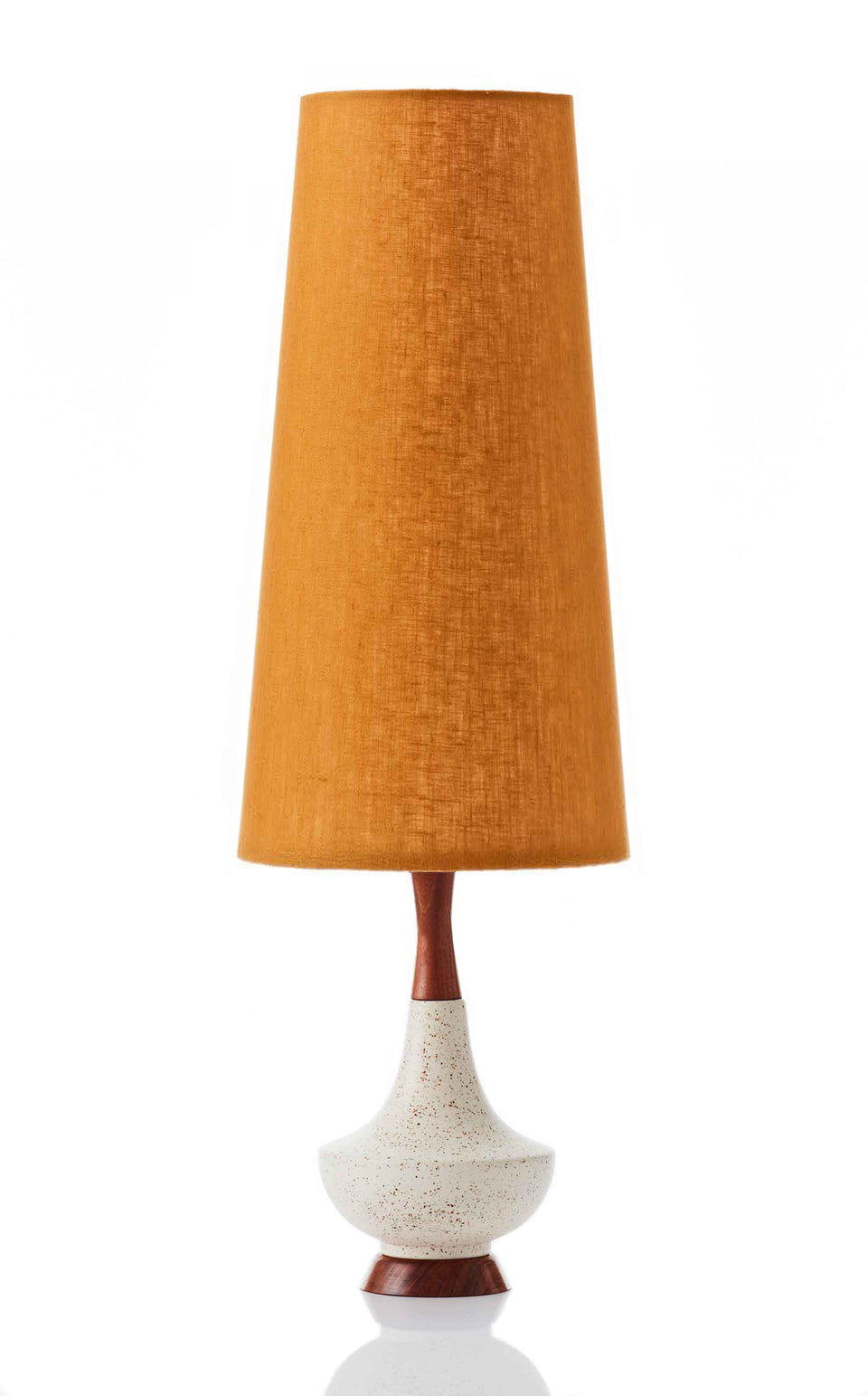 Electra Lamp • Conical - Mustard Linen