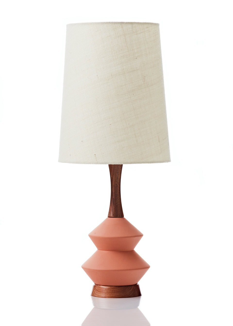 Athena Lamp • Large - Vanilla Hessian
