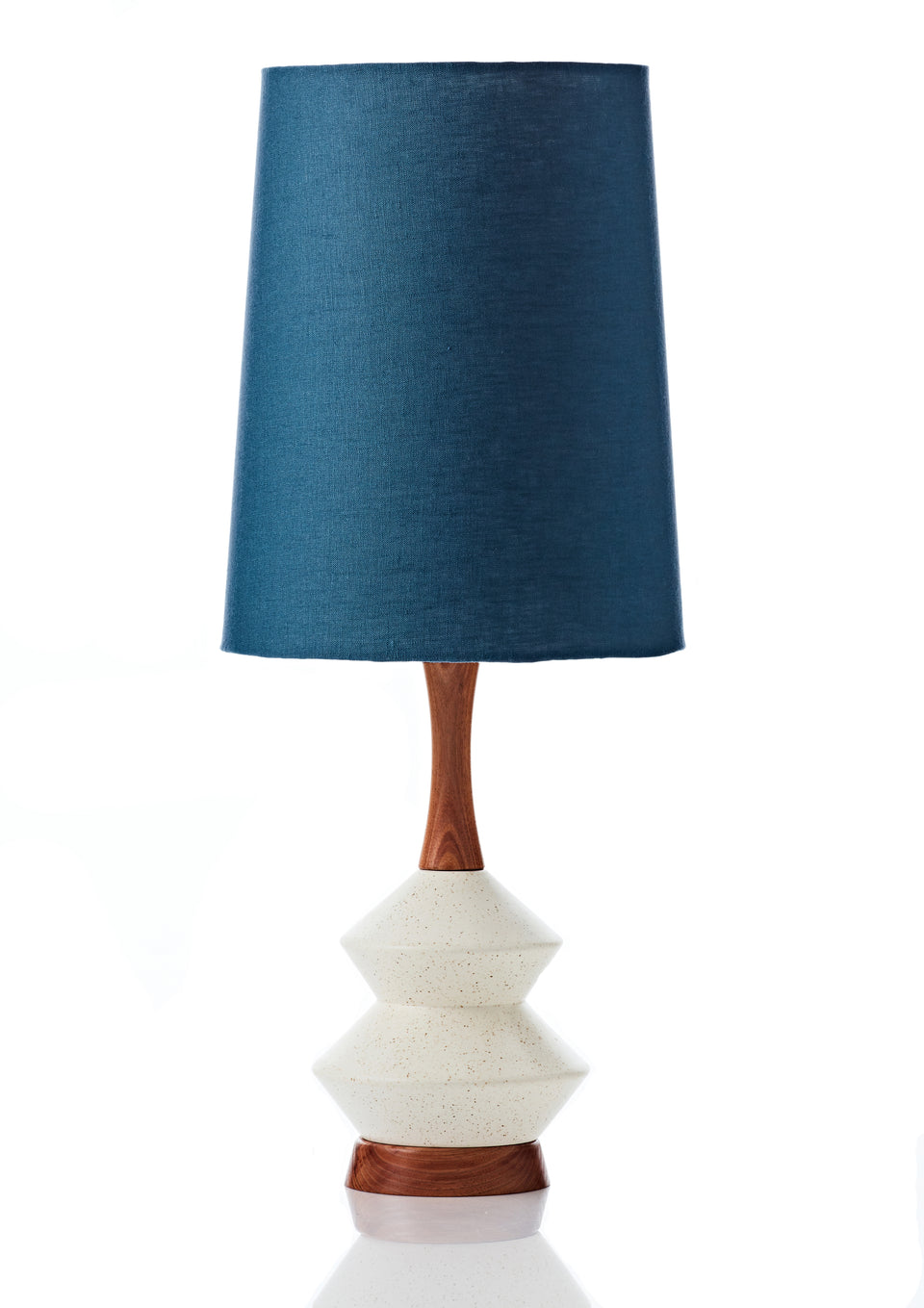 Athena Lamp • Large - Teal Linen