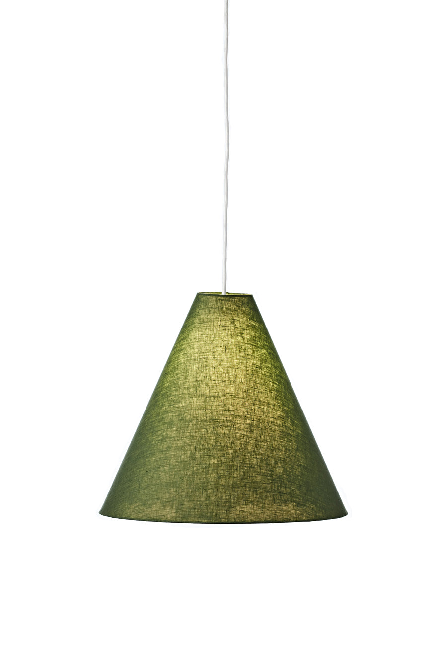 Tapered Pendant Shade • Fern Linen