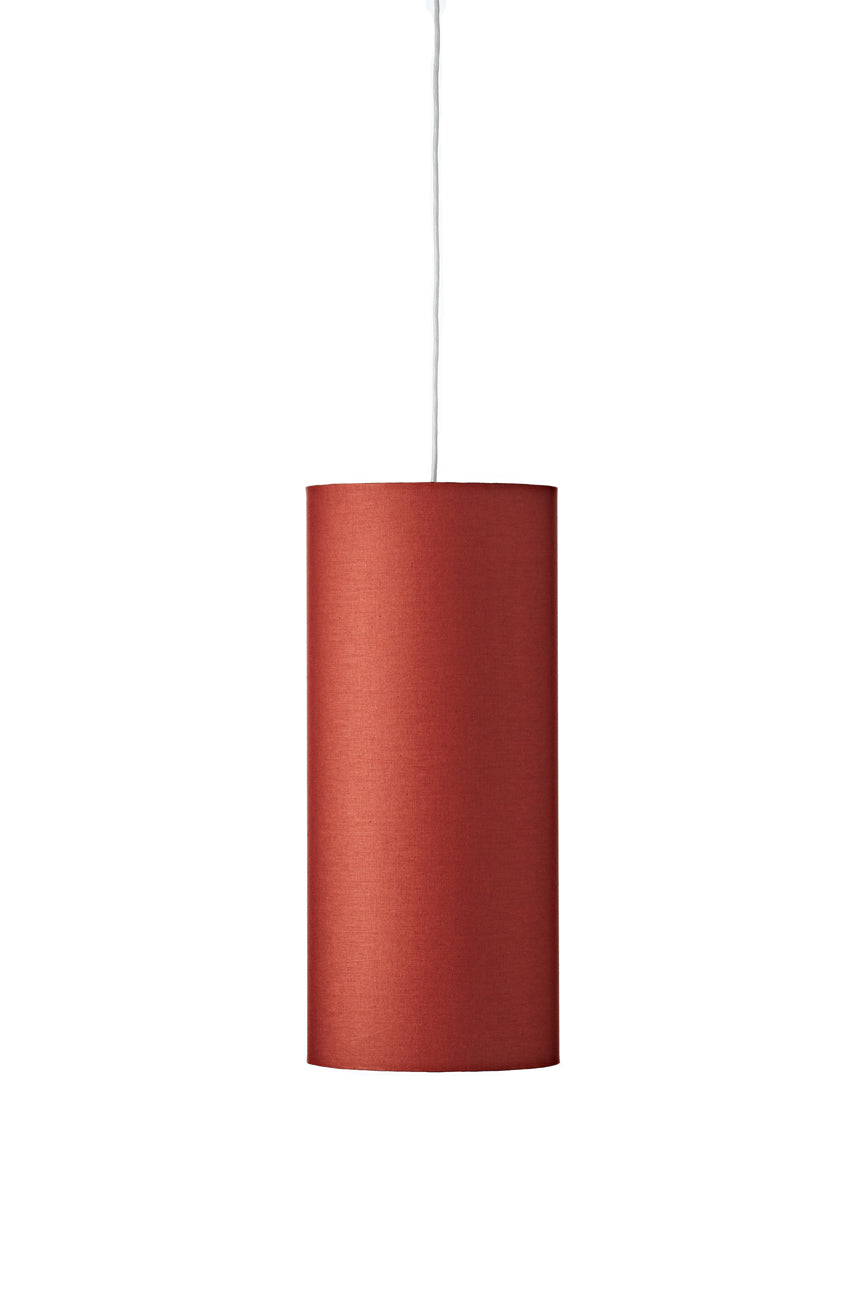 Cylindrical Pendant Shade • Paprika Linen