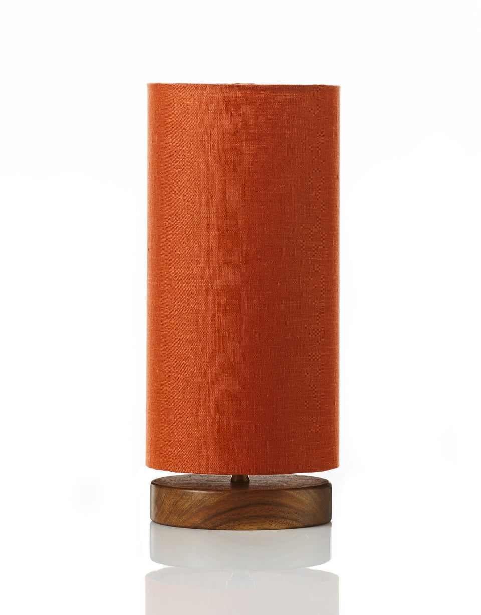 Disc Lamp • Paprika Linen