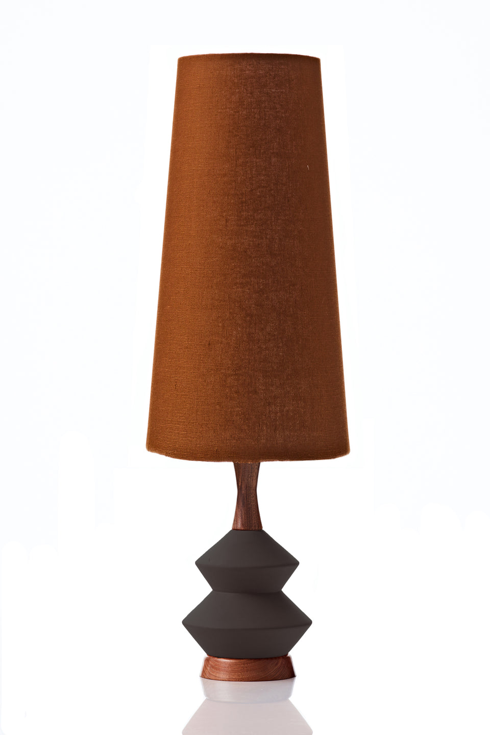 Athena Lamp • Conical - Ochre Linen