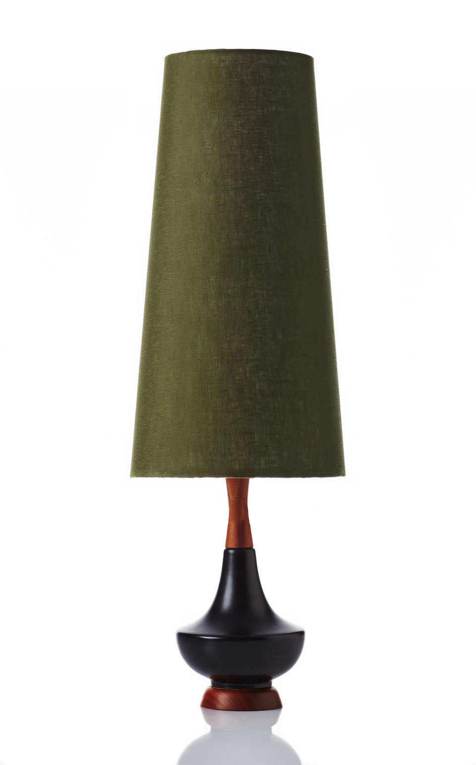 Electra Lamp • Conical - Caper Linen