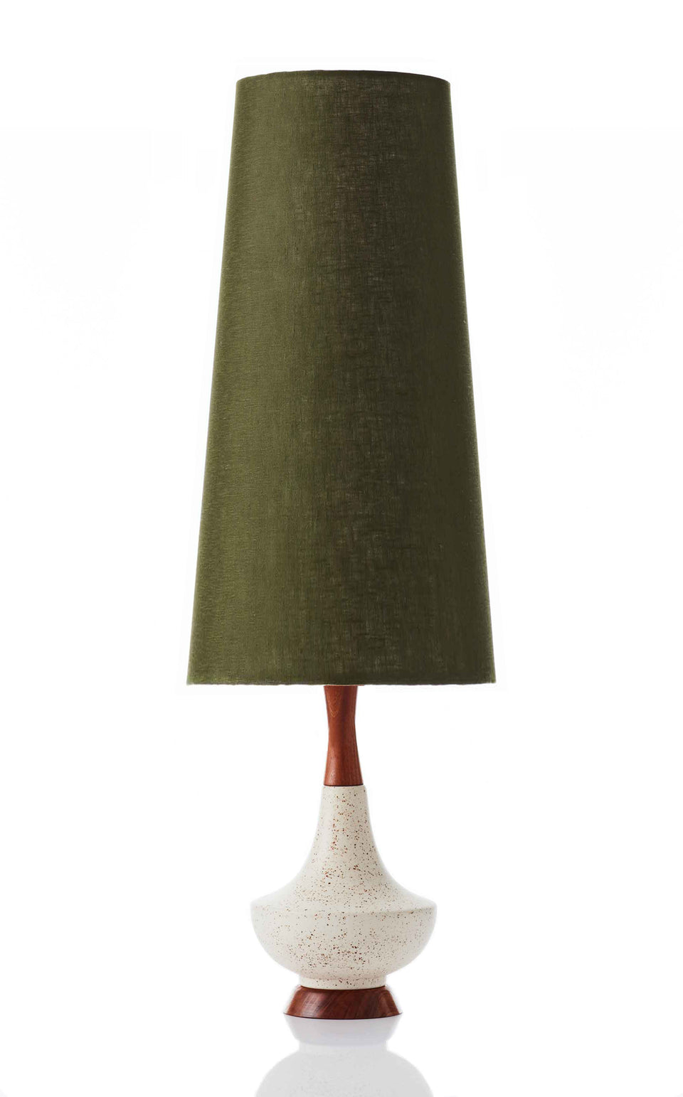 Electra Lamp • Conical - Caper Linen
