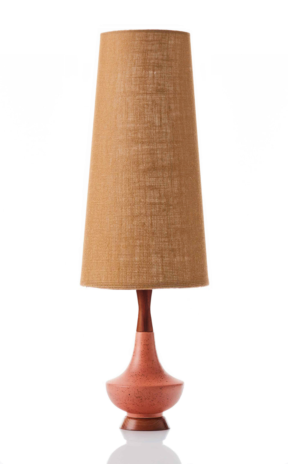 Electra Lamp • Conical - Copper Hessian