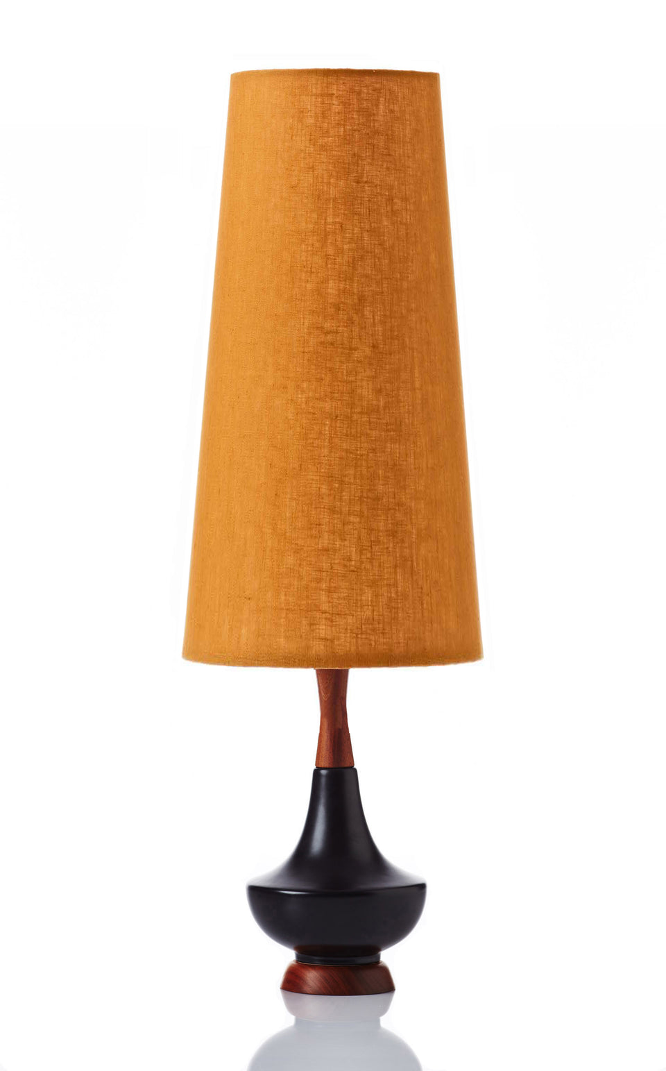 Electra Lamp • Conical - Mustard Linen