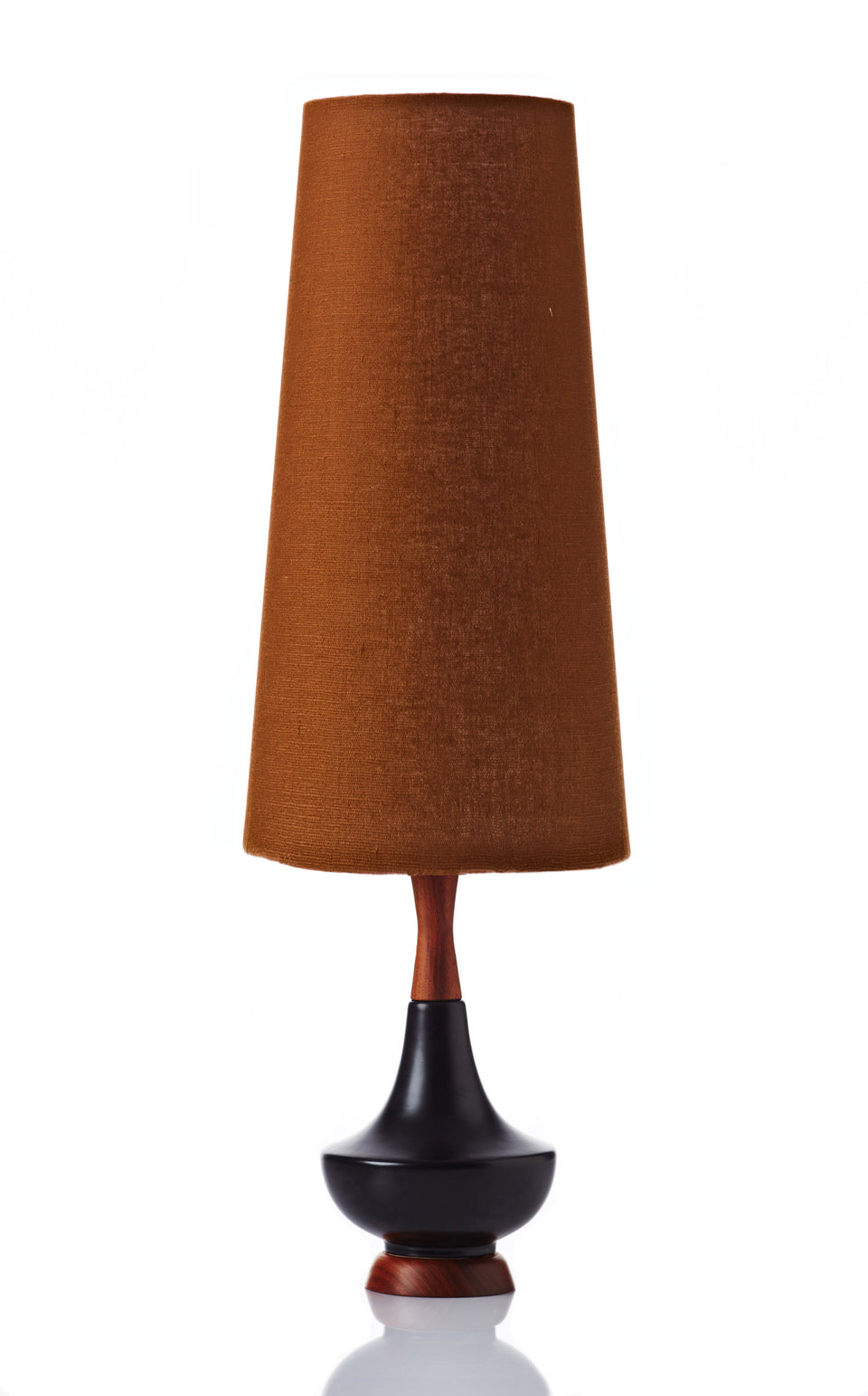 Electra Lamp • Conical - Ochre Linen