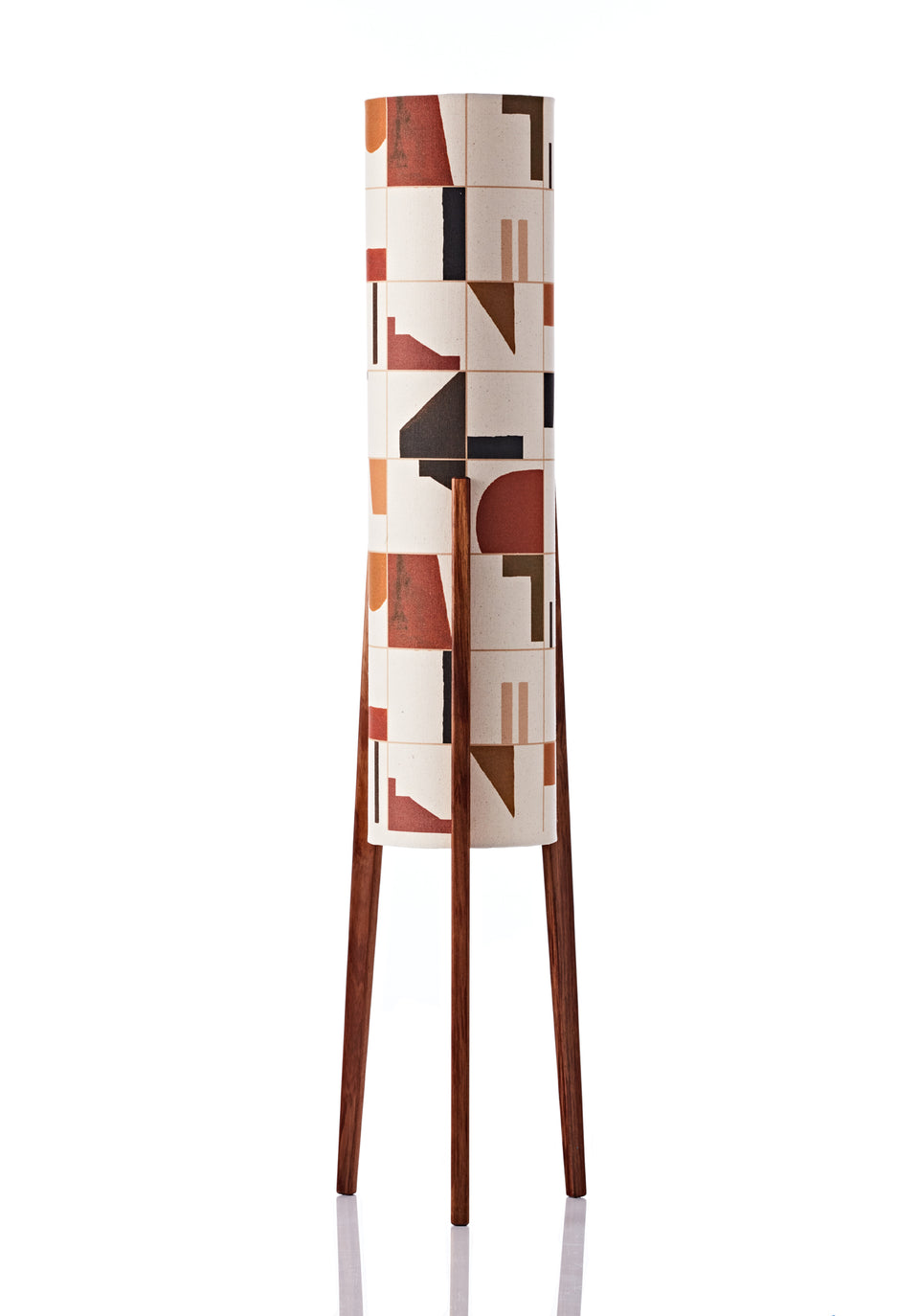 Rocket Floor Lamp • Medium - Grid Oat