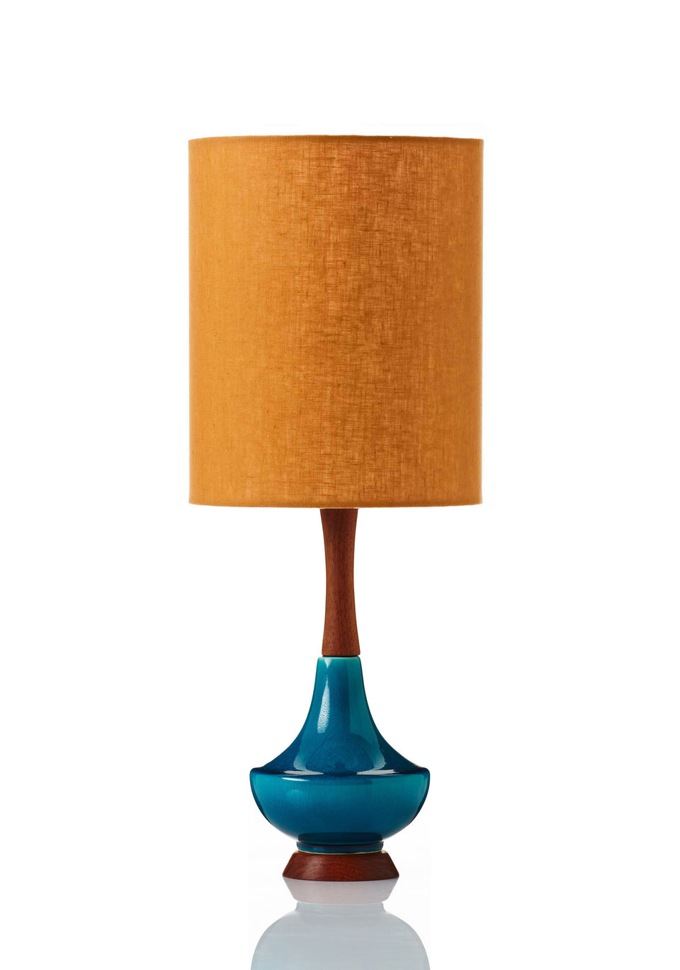 Electra Lamp • Small - Mustard Linen