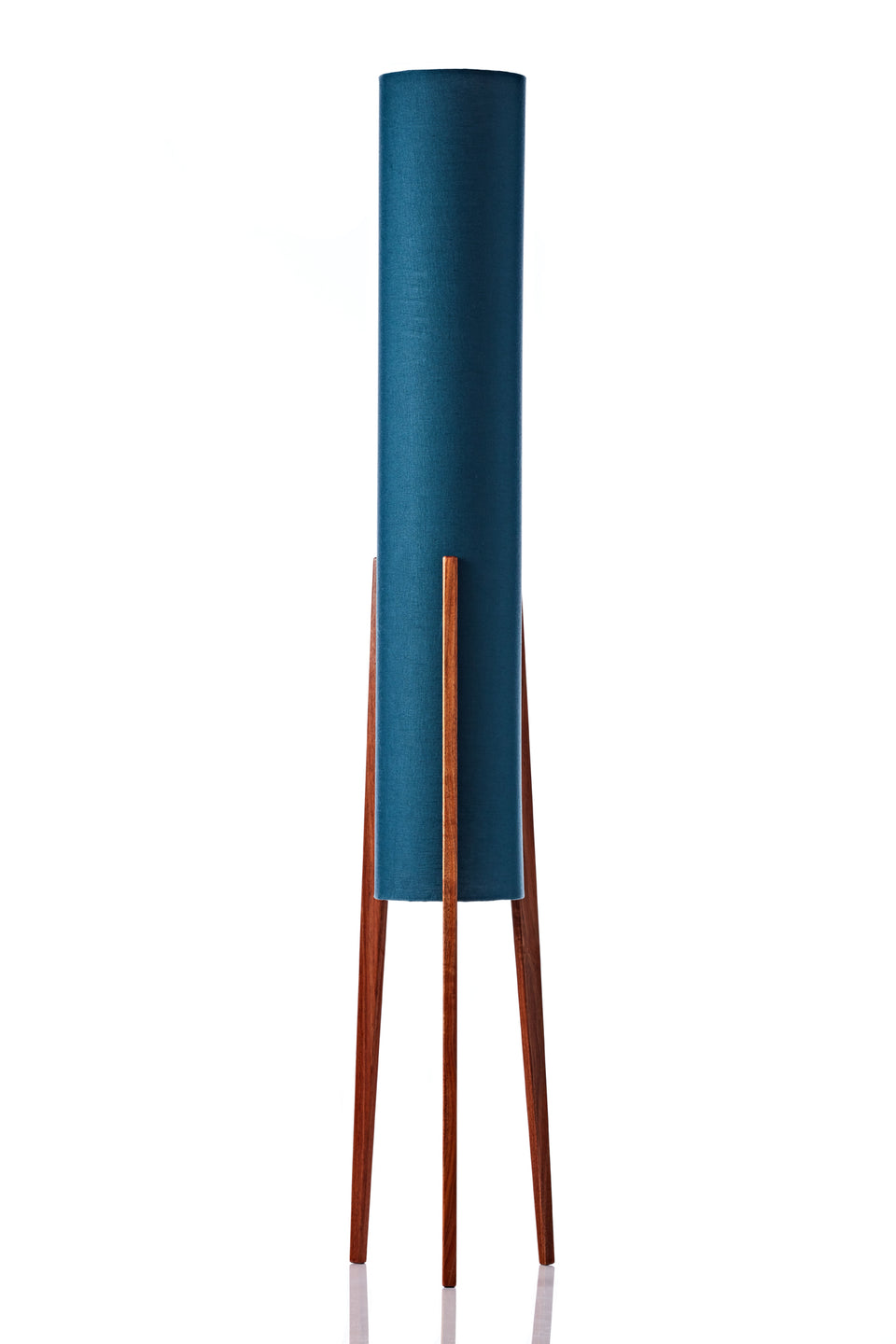 Rocket Floor Lamp • Large - Teal Linen