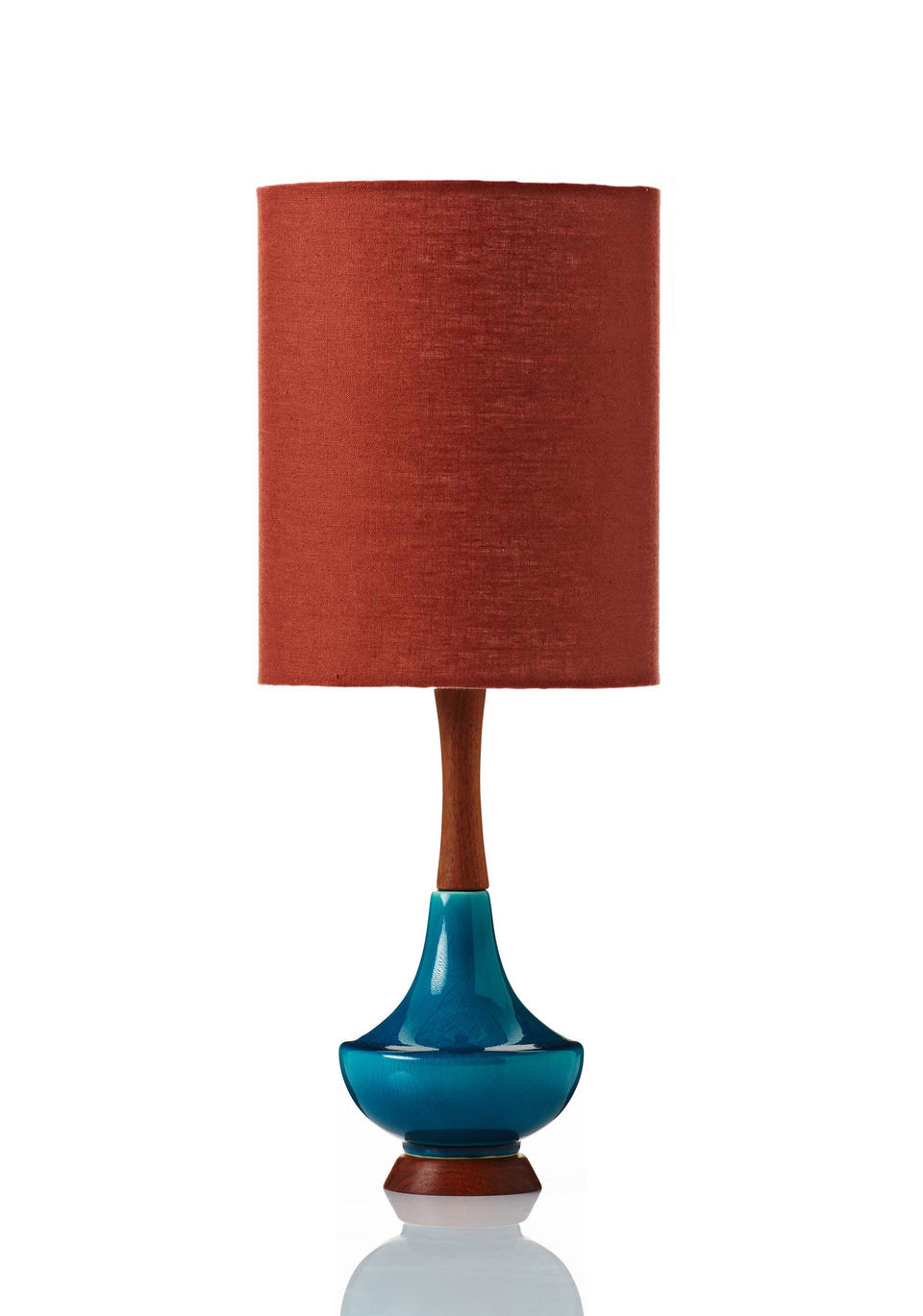 Electra Lamp • Small - Paprika Linen