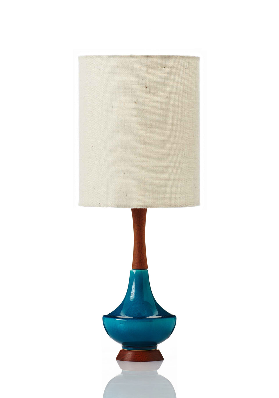 Electra Lamp • Small - Vanilla Hessian