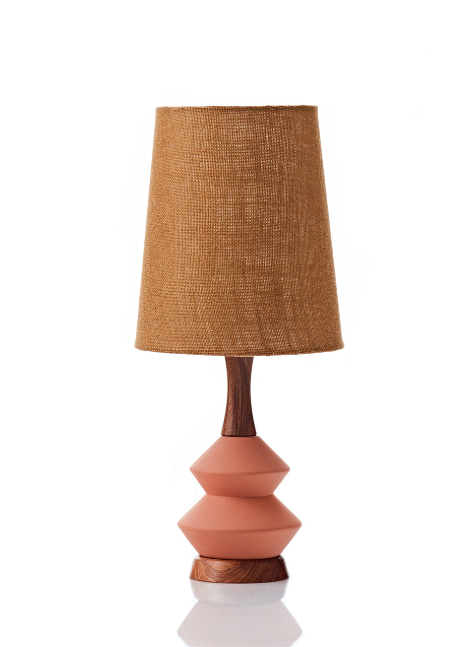 Athena Lamp • Small - Copper Hessian