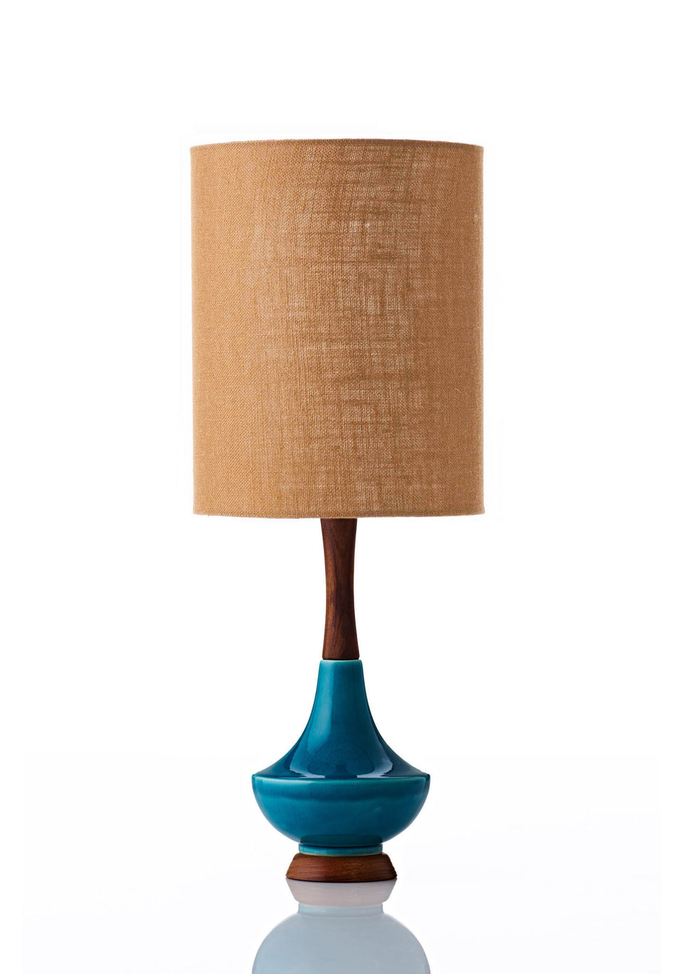 Electra Lamp • Small - Copper Hessian