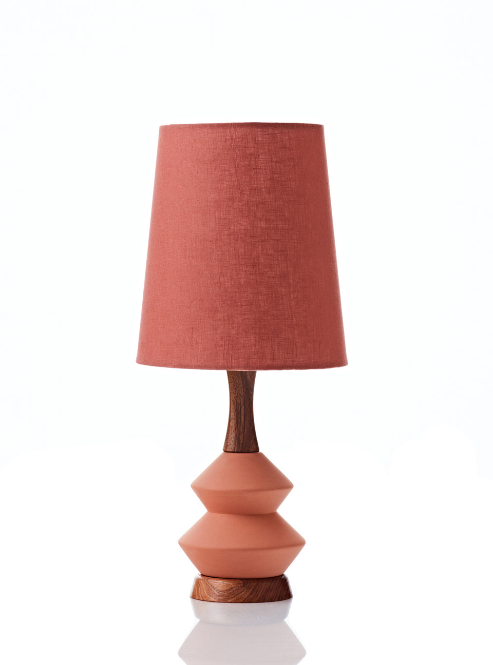 Athena Lamp • Small - Red Clay Linen