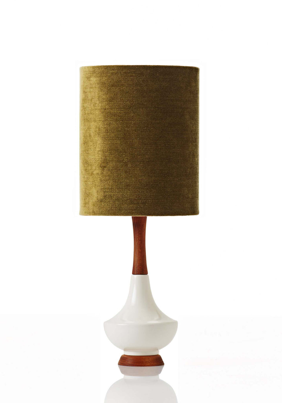 Electra Lamp • Small - Moss Velvet