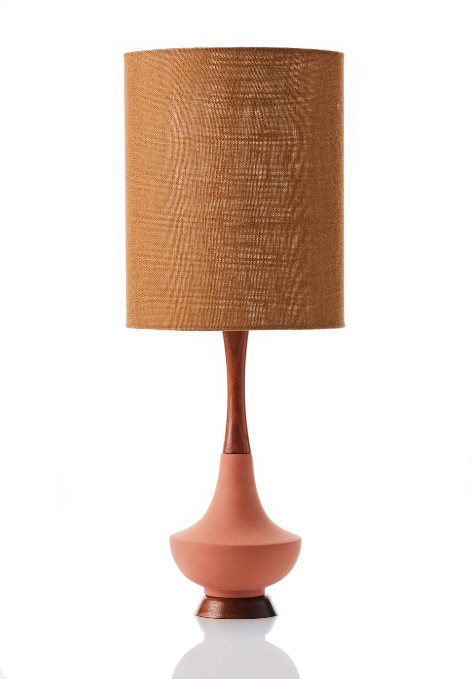 Electra Lamp • Large - Copper Hessian