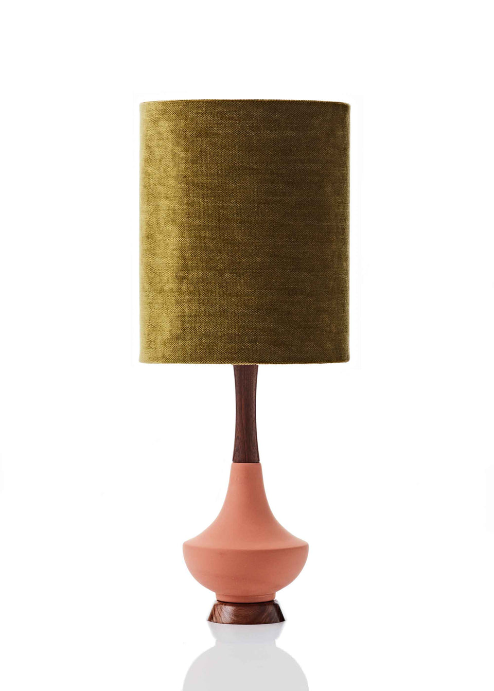 Electra Lamp • Small - Moss Velvet